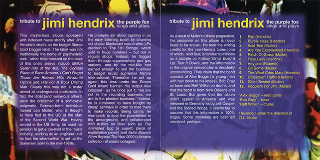 purple fox cd tribute to jimi hendrix fallout usa cover in