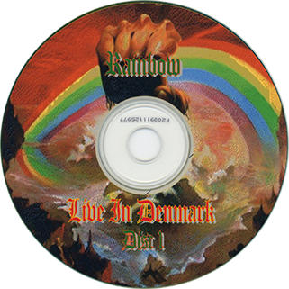 Rainbow live in denmark 80 cd1 label