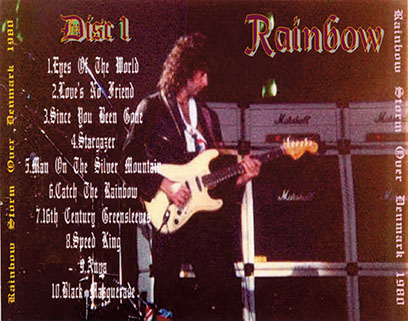 Rainbow live in denmark 80 cd1 tray