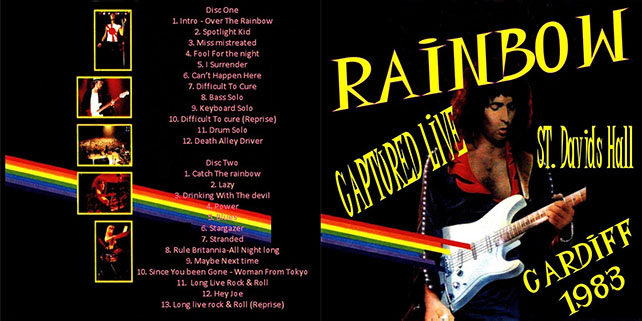 rainbow 1983 09 14 cd cardiff 1983 cover