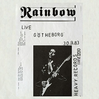 rainbow 1983 03 30 live goteborg 30.9.83 front