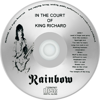 ritchie blackmore's rainbow 1995 10 12 appenweier court of king richard label 1