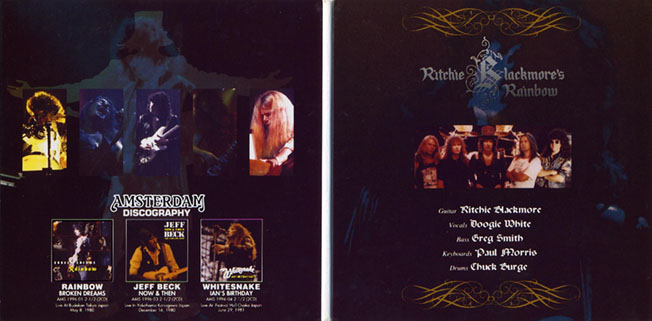 ritchie blackmore's rainbow 1995 11 03 london cd extra long cover in