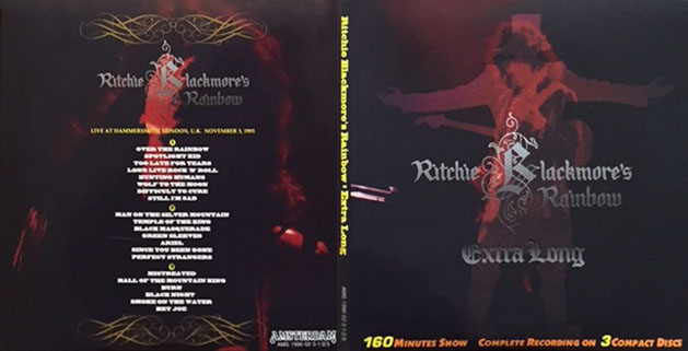 ritchie blackmore's rainbow 1995 11 03 london cd extra long cover out