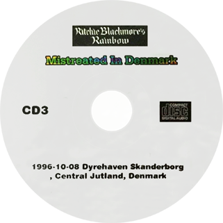 ritchie blackmore's rainbow 1996 08 10 skanderborg cd mistreated in denmark label 3