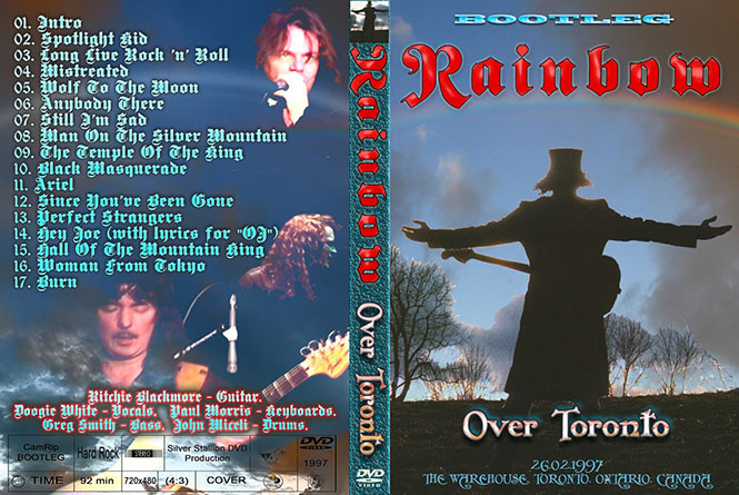 ritchie blackmore's rainbow 1997 02 26 dvdr over toronto cover