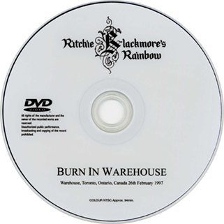 ritchie blackmore's rainbow 1997 02 26 toronto dvdr burn in warehouse label