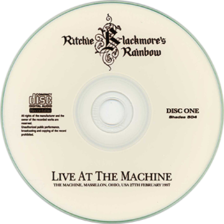 ritchie blackmore's rainbow 1997 02 27 live at the machine massillon ohio label 1