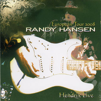randy hansen cd european tour 2008 front