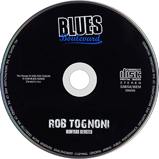 rob tognoni cd ironyard revisited belgium label