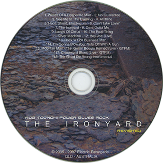 rob tognoni cd ironyard revisited germany label