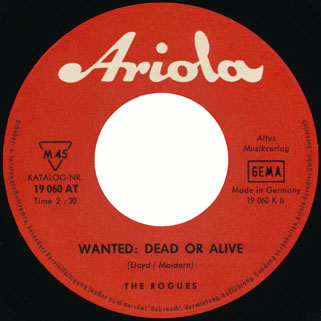 rogues german single side wanted dead or alive