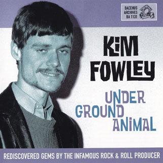 rogues kim fowley underground animal cd front