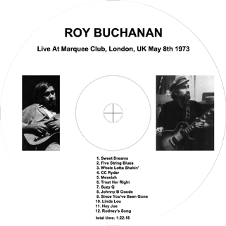roy buchanan 1973 05 08 marquee club label one cd