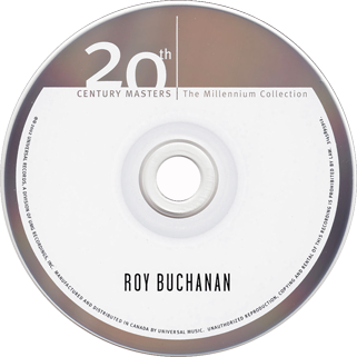 roy buchanan best of 20th century masters label