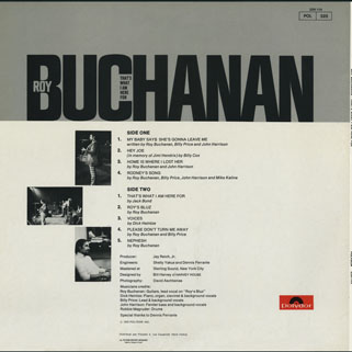 roy buchanan that's what i am here for france  back
