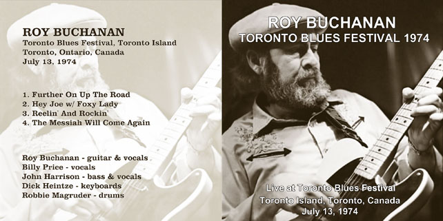 roy buchanan 1974 07 13 toronto blues festival cover out