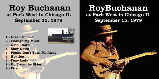 roy buchanan 1979 09 15 park west chicago cover out