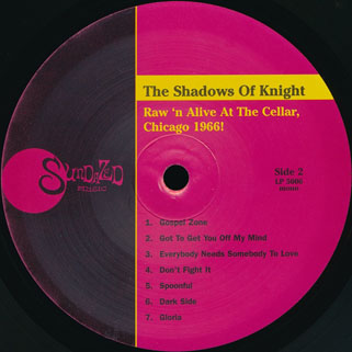 shadows of knight lp at cellar 180gr label 2