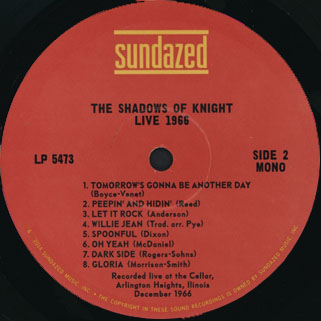 shadows of knight lp at cellar label 2