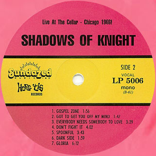 shadows of knight lp at cellar pink label 2