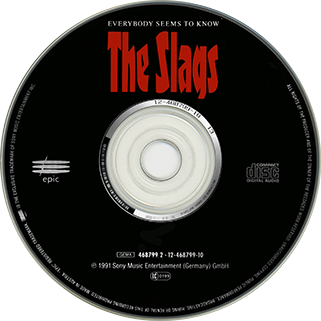 Slags CD Everybody Seems To Know label