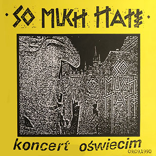 so much hate koncert oswiecim yellow vinyl front