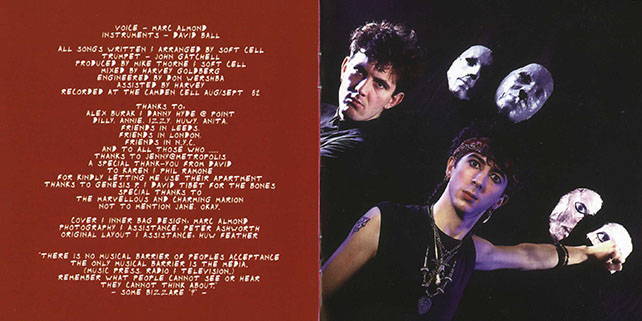 soft cell cd the art of falling apart booklet 6