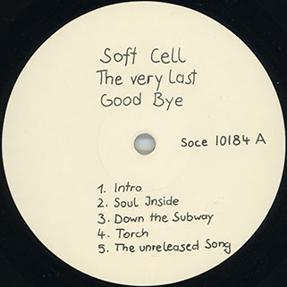 soft cell lp art of tearing apart label 1