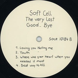 soft cell lp art of tearing apart label 2