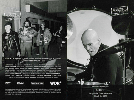 spirit dvd at rockpalast booklet 1