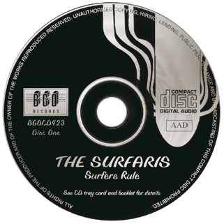 surfaris 2 cd surfers rules / gone with the wave label 1