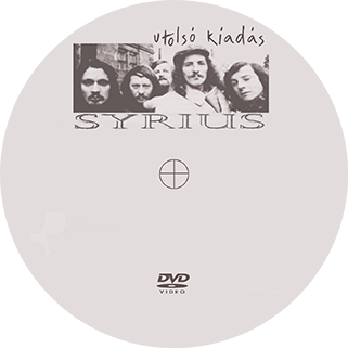 Syrius CD DVD  Utolso Kiadas label DVD I made