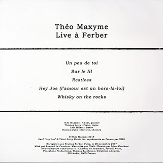 theo maxyme ep live at ferber back