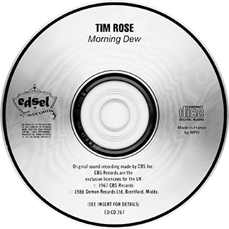 tim rose cd morning dew edsel label