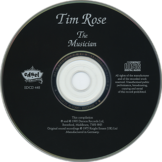 tim rose cd the musician label