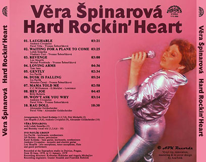 vera spinarova cd hard rockin' heart tray