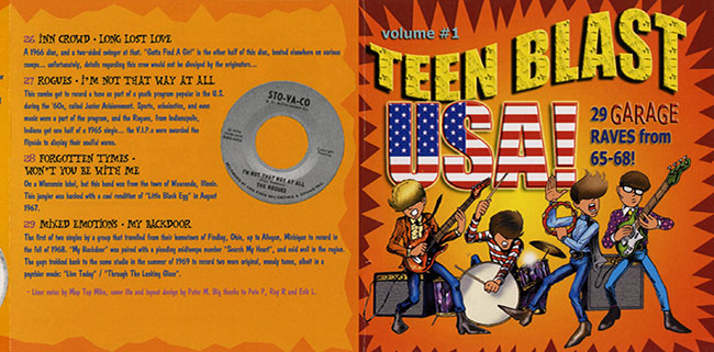 warlocks cd teen blast usa volume 1 cover out right