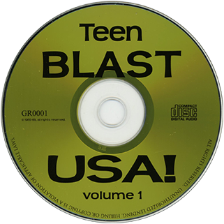 warlocks cd teen blast usa volume 1 label