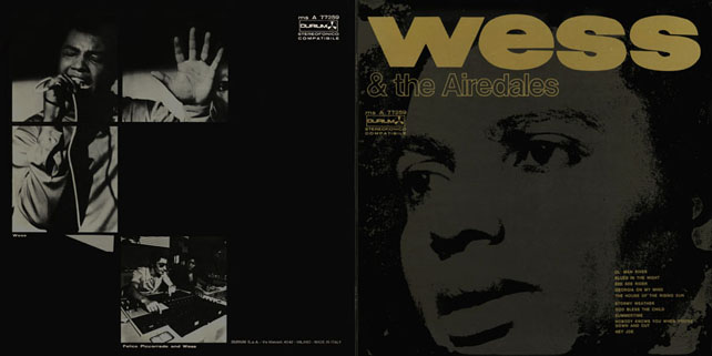 wess and the airedales LP durium ms A 77259 Italy 1970 cover out
