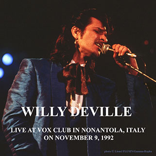 willy deville 1992 11 09 vox club nonantola italy front