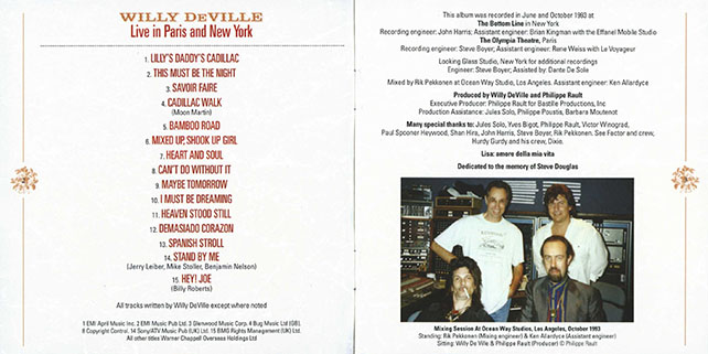willy deville 1993 06 22-23 live in paris and new york booklet 2
