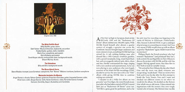 willy deville 1993 06 22-23 live in paris and new york booklet 3