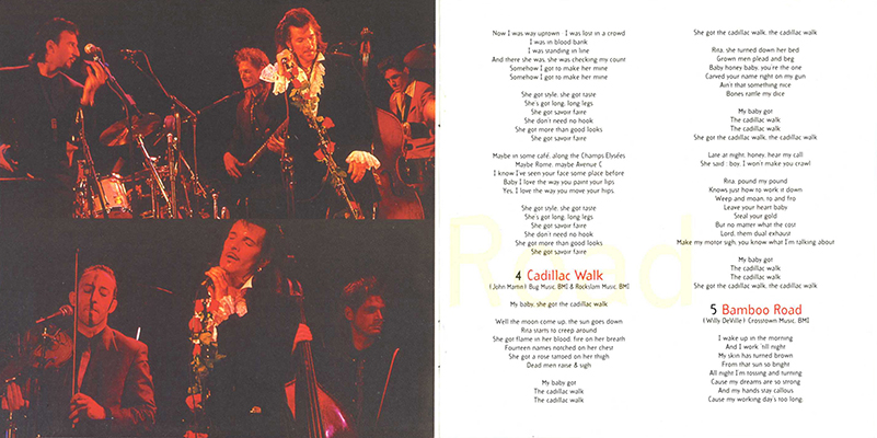 willy deville 1993 10 -- olympia paris cd live booklet 3