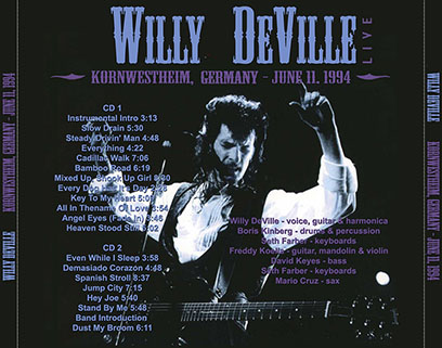 willy deville 1994 06 11 kornwestheim germany tray