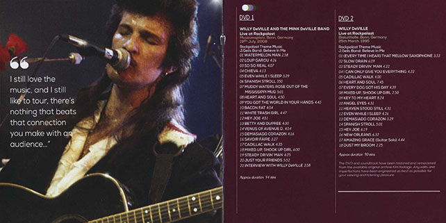 willy deville 1995 03 25-20080719 rockpalast 1995-2008 booklet 8