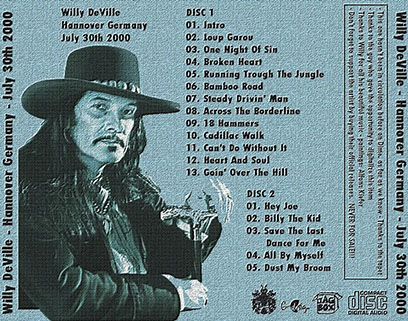 willy deville 2000 07 30 hannover germany tray