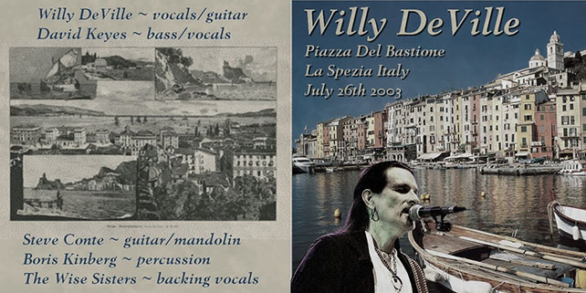 willy deville 2005 03 19 palasport chiari italy cover