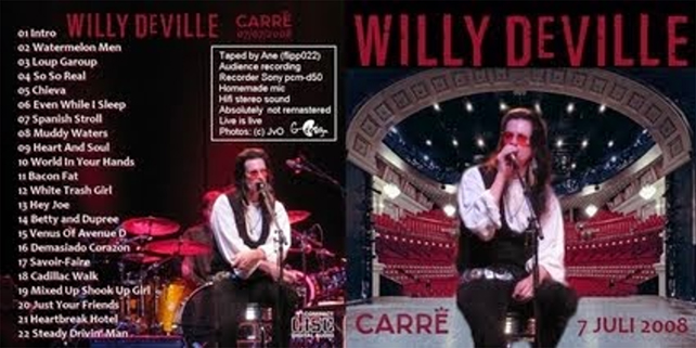 willy deville 2008 07 07 carre theater amsterdam holland cover