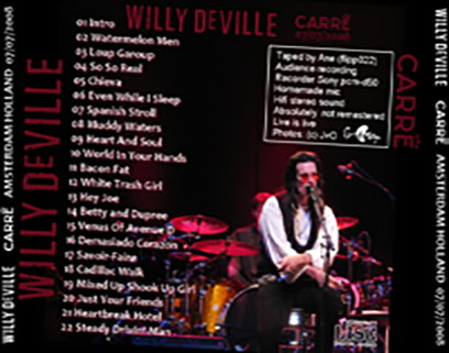 willy deville 2008 07 07 carre theater amsterdam holland tray